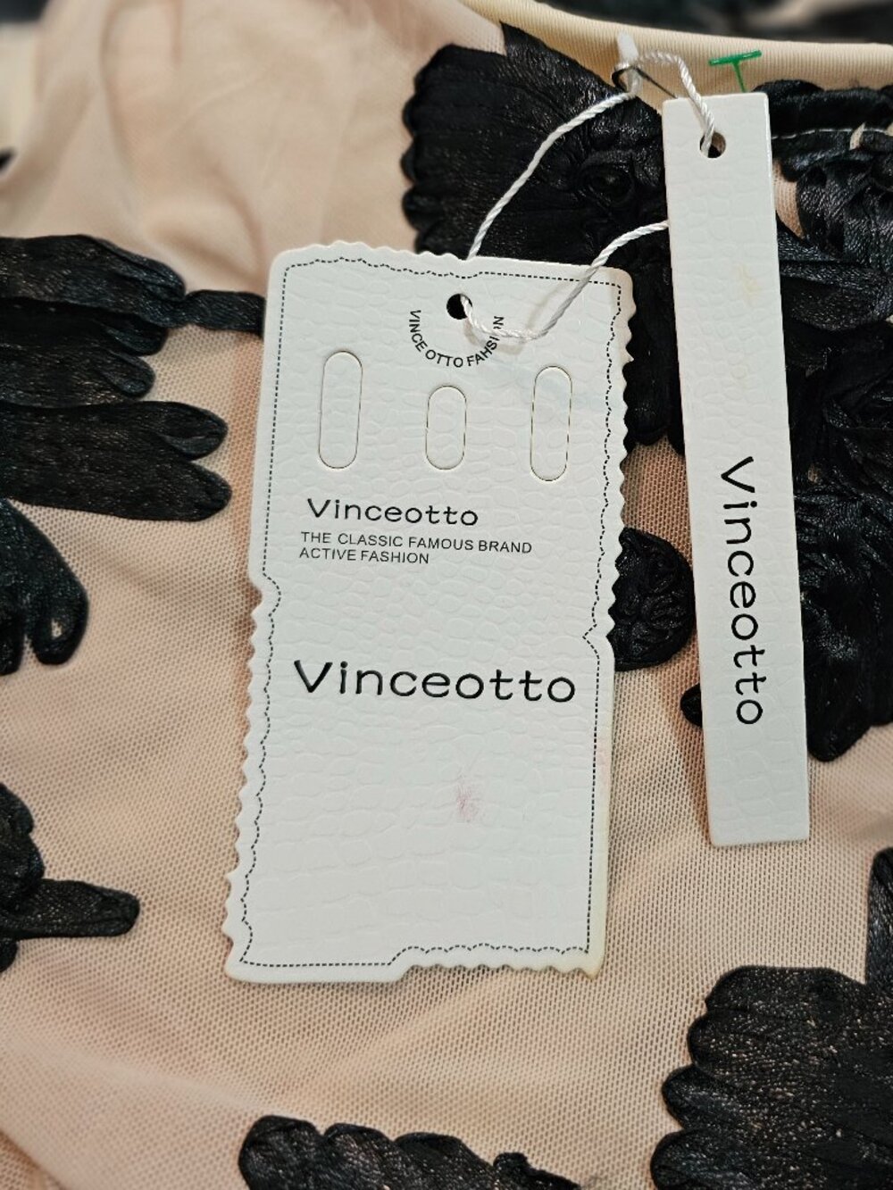 Vinceotto Italian Two‑Piece Lace Appliqué Set – NWT – Size 2 - Picture 8 of 8